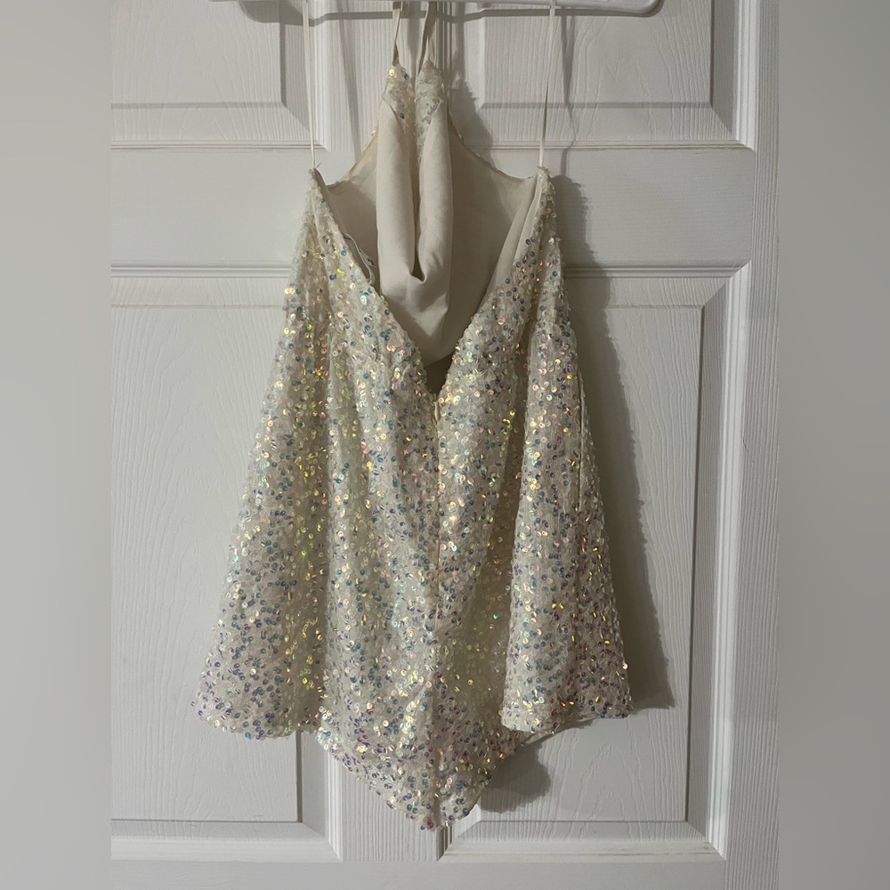 Lane 201 Boutique Medium Sparkly Romper - Picture 3 of 4